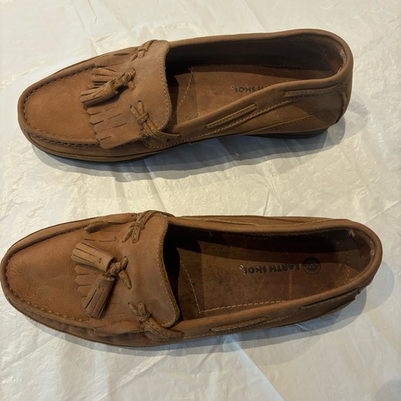 Earth Shoes Manning leather tassel loafers brown SZ 9.5 D NWOT NO BOX main image 12